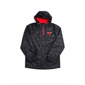 Chicago BullS G-III Sports Carl Banks NBA Black Full Zip Windbreaker L Camo